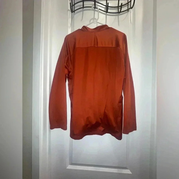 Arc'teryx Mens Pullover Top Zip Mock Neck Burnt Orange - Picture 2 of 5